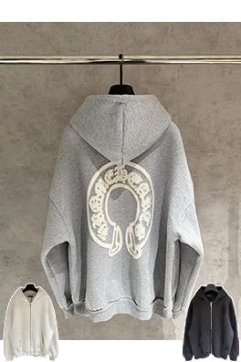 クロムハーツスーパーコピー 新しいジップアップスウェットシャツジャケット