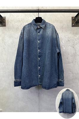 プラダスーパーコピー 襟付きゆったり長袖デニムジャケット