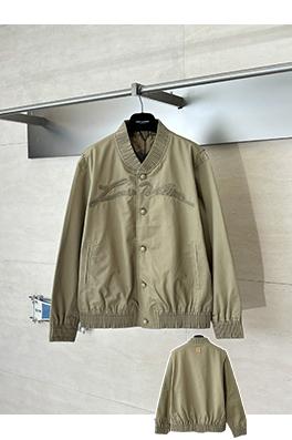 ルイヴィトン 無地ツイル刺繍ロゴ刺繍ボンバージャケット