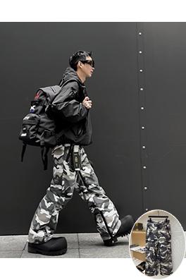 バレンシアガ Balenciaga カモフラージュスキーシリーズスキーパンツ