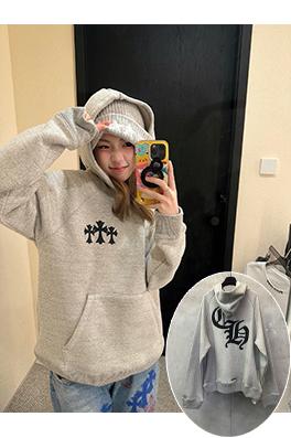 クロムハーツスーパーコピー ロゴ刺繍パーカー