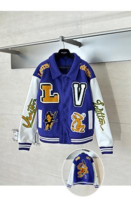 ルイヴィトンスーパーコピー タオル刺繍の文字カエルベースボールジャケット