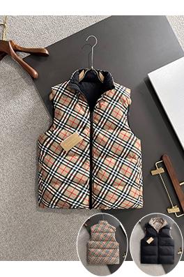 バーバリーコピー 新しい両面ダウンベスト