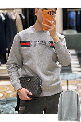 グッチコピー ホースシューバックル刺繍スウェットシャツ