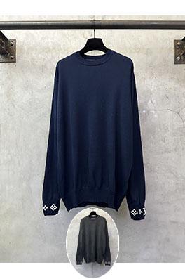 ルイヴィトン LV 袖口付きジャカードカシミアセーター