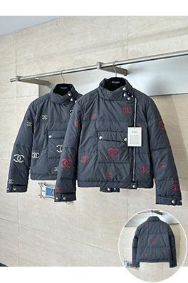 シャネル レディースダブルC中空アウトシームシールショートダウンジャケット