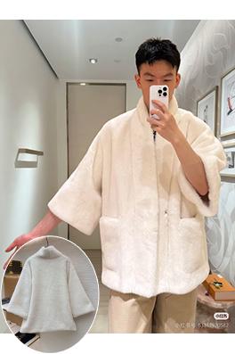 ルイヴィトンコピー Nigo コラボミンクファーVネックファーコート