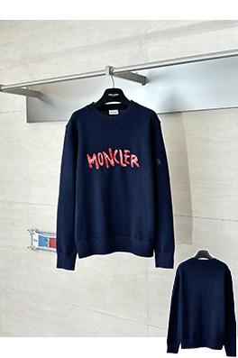 モンクレール　ニットセーター モンクレール Moncler 刺繍ロゴクルーネックニットセーター 17,800円