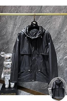 クロムハーツスーパーコピー クロスステッチのレザーとナイロンの二重ジャケット