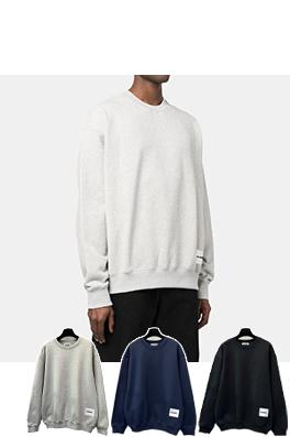 ジルサンダーコピー 無地ラベルクルーネックスウェットシャツ