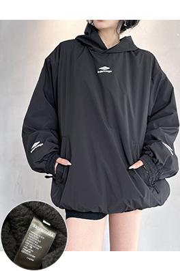 バレンシアガ BALENCIAGA ロゴジャカードフード付きスウェットシャツ