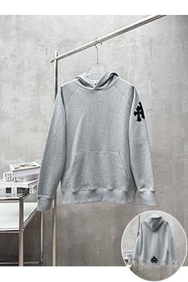 クロムハーツ Vic カスタムパッチワークレザースウェットシャツ