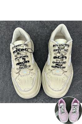 バレンシアガ Balenciaga HAMPTONS WORN-OUT ミディアムダメージスニーカー