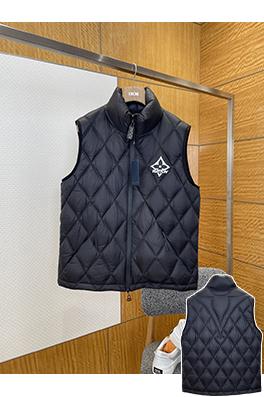 ルイヴィトン ダイヤモンド柄プリントダウンベスト