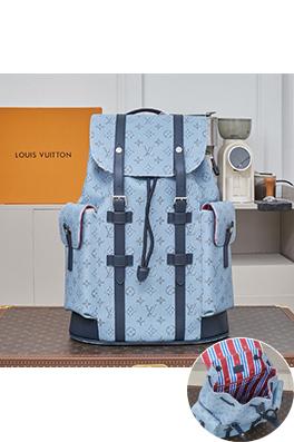 ルイヴィトン Christopher Monogram Heritage ミディアムバックパックM14676