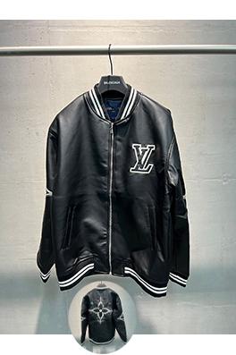 ルイヴィトン 新しい刺繍レザージャケット