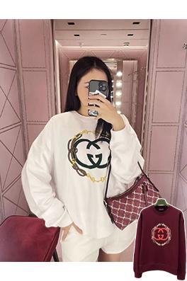 グッチコピー コイル刺繍スウェットシャツ