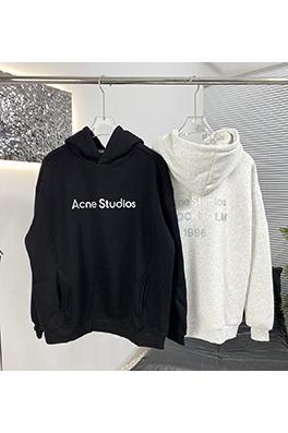 アクネストゥディオズ Acne Studios 新しいフリース裏地のフード付きスウェットシャツ