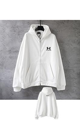 バレンシアガ Balenciaga アンダーアーマー 刺繍入り ジップアップ