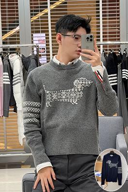 トムブラウン スノーフレークドッグウールクルーネックセーター