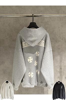 クロムハーツコピー 新しい長袖フード付きスウェットシャツ