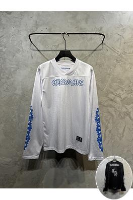 クロムハーツ 新しい配色の新しい白いメッシュベースボールジャケット