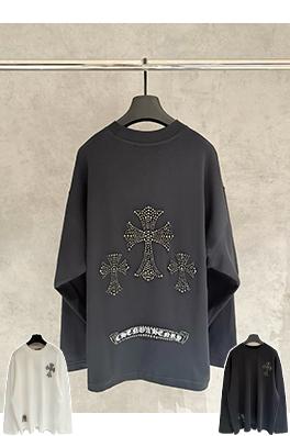 クロムハーツ 長袖ラウンドスウェットシャツ