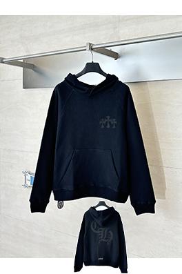 クロムハーツ アップリケ刺繍ロゴパーカー