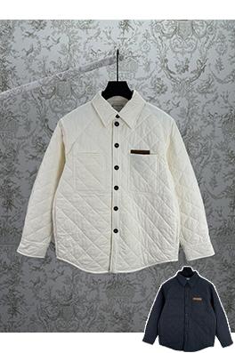 ボッテガヴェネタ 無地シングルブレストルーズジャケット