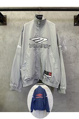 バレンシアガ BALENCIAGA Football シリーズ 3M 刺繍ナイロン カジュアル ウィンドブレーカー ジャケット