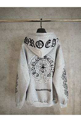 クロムハーツ 新作のクラシックフリース裏地付きジップアップスウェットシャツジャケット