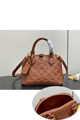 ルイヴィトン LV Alma bb クラシックなオールレザーエンボスシェルバッグ M26489 M28661