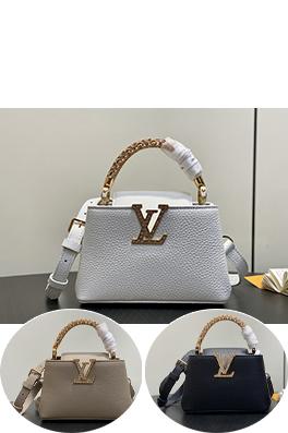 ルイヴィトン LV Capucines Mini レディースナインのミニハンドバッグ M14177