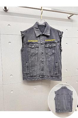 バーバリー Burberry メンズデニムベストジャケット