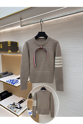 トムブラウン レディース蝶ネクタイニットセーター