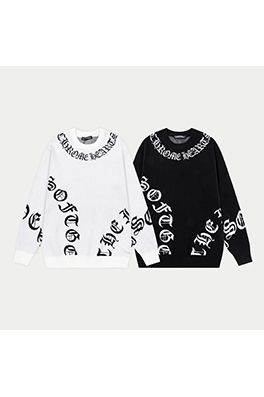 クロムハーツ 新しいラウンドネックの長袖セーター