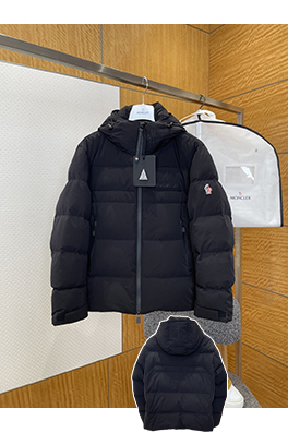 モンクレールスーパーコピー 刺繍りフード付きダウンジャケット