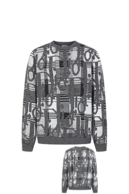 ディオールスーパーコピー oblique プリントウールジャカードニットウェアシリーズ