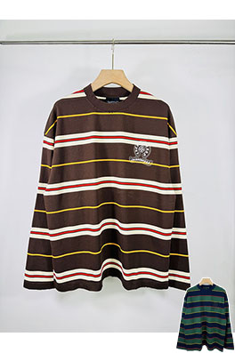 クロムハーツ ホースシューストライプのカップルカジュアル長袖シャツ