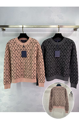 ルイヴィトン ラウンドネックジャカードニットセーター