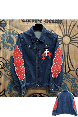 クロムハーツ パッチワークデニムジャケット