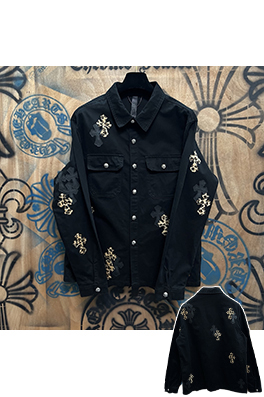 クロムハーツ ツイルパッチワークデニムジャケット