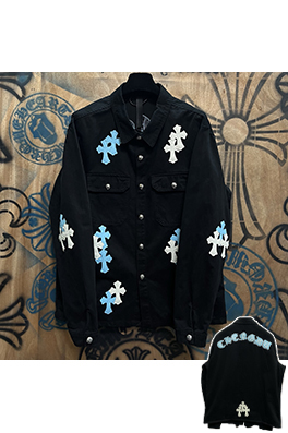 クロムハーツ パッチワークデニムジャケット