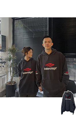 バレンシアガ Balenciaga 3M 刺繍ロゴ フード付きスウェットシャバレンシアガ Balenciaga 3M 刺繍ロゴ フード付きスウェットシャツツ