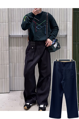 ロエベ ウールのズボン