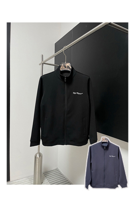 オフホワイトスーパーコピースタンディングカラーアウター