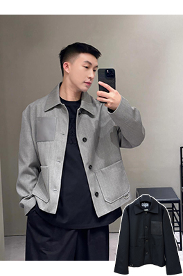 ロエベ シープスキンポケットスーツジャケット