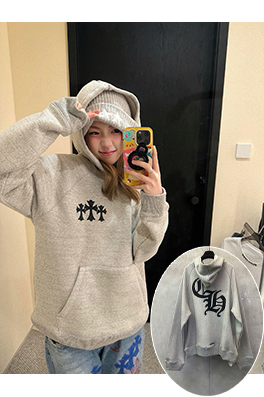 クロムハーツスーパーコピー ロゴ刺繍パーカー