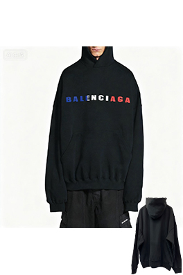 バレンシアガスーパーコピー Balenciaga グラデーションレタープリントパーカー