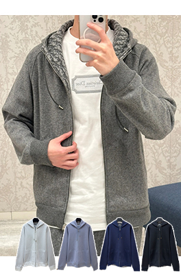 ディオール リバーシブルモノグラムウール＆カシミアフード付きカーディガンジャケット